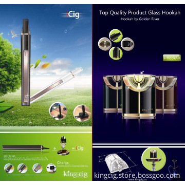 2014NEW!!! Huge Vapor 500-2000puffs glass hookah